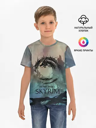 Детская базовая футболка / The Elder Scrolls SKYRIM