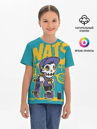 Детская базовая футболка / Граффити Wats