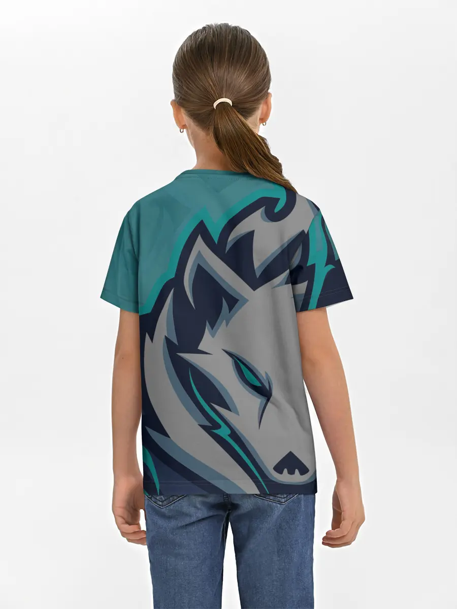 Детская базовая футболка / Форма White wolves