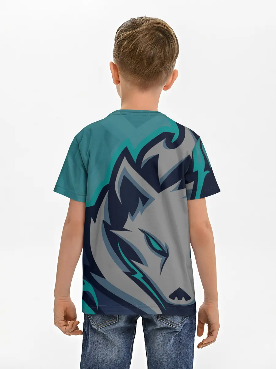 Детская базовая футболка / Форма White wolves