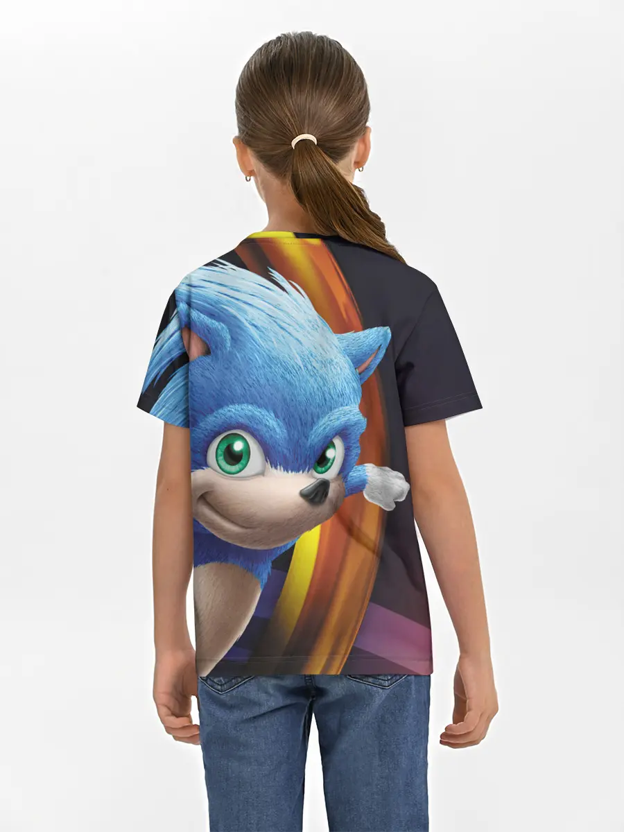 Детская базовая футболка / Sonic