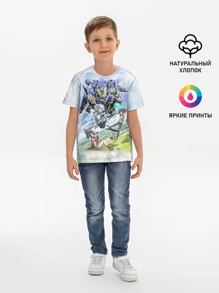 Детская базовая футболка / Рыцари и магия