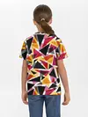 Детская базовая футболка / Разноцветные треугольники
