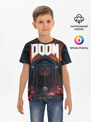 Детская базовая футболка / DOOM - Hellgate