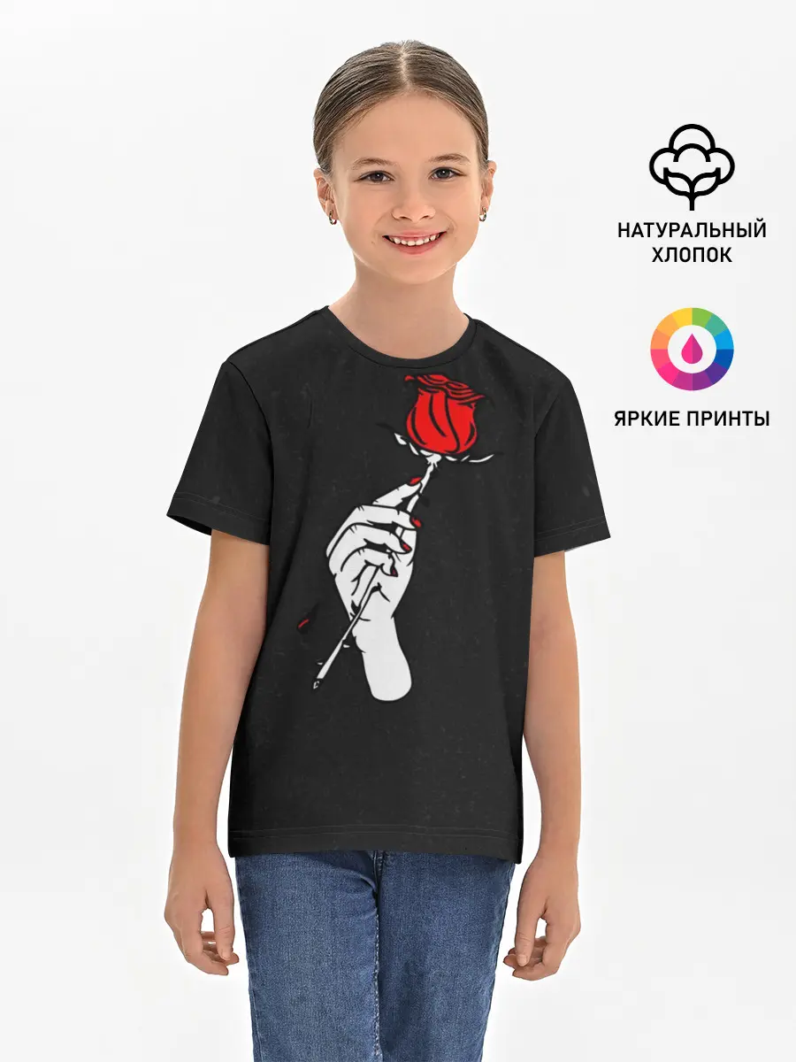 Детская базовая футболка / Lil Peep