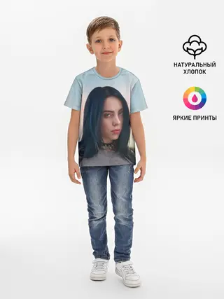 Детская базовая футболка / Билли Айлиш