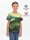 Детская базовая футболка / Красивый лес