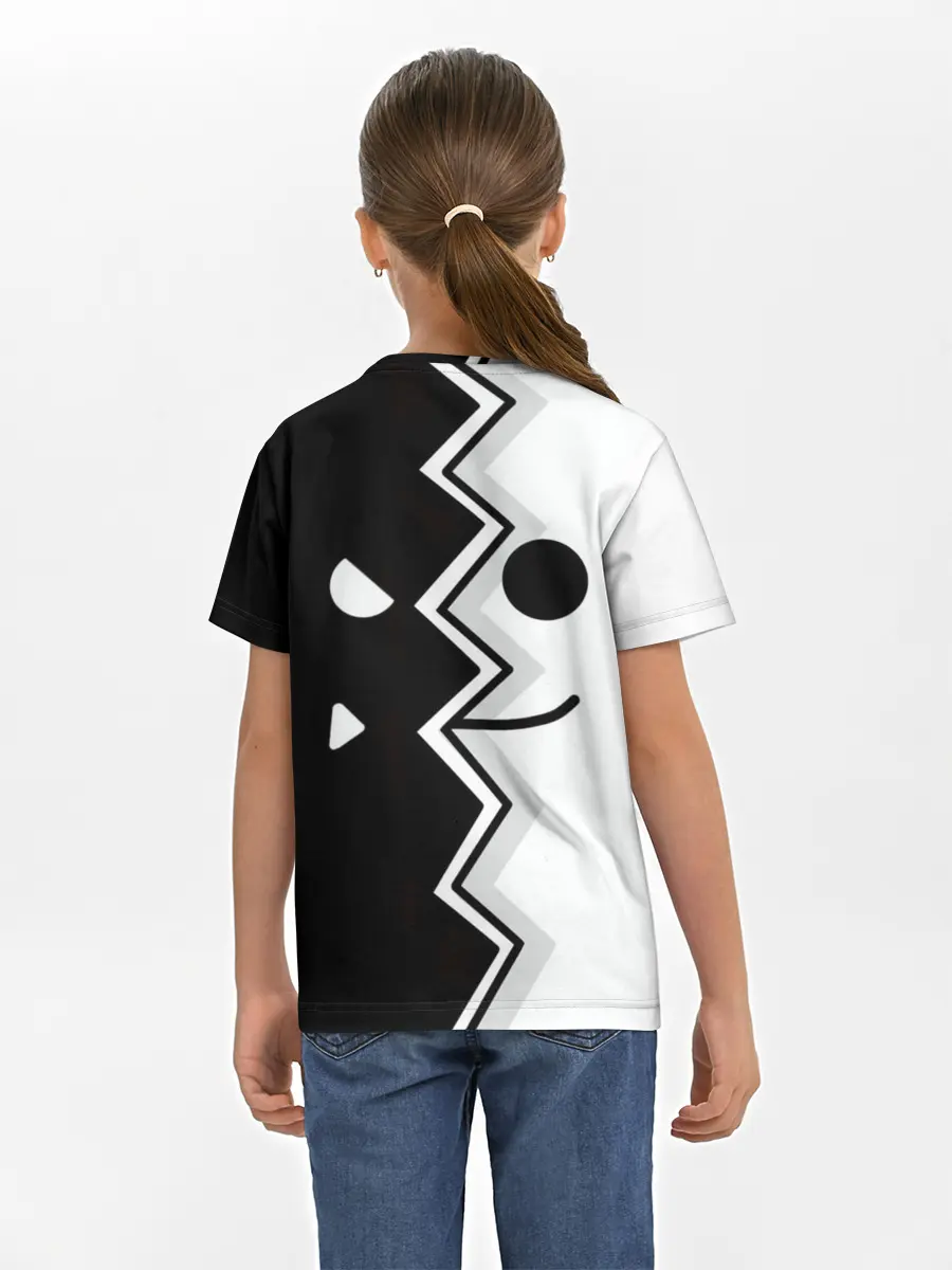 Детская базовая футболка / Geometry Dash