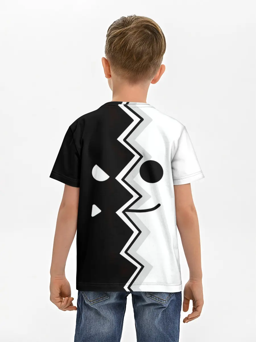 Детская базовая футболка / Geometry Dash
