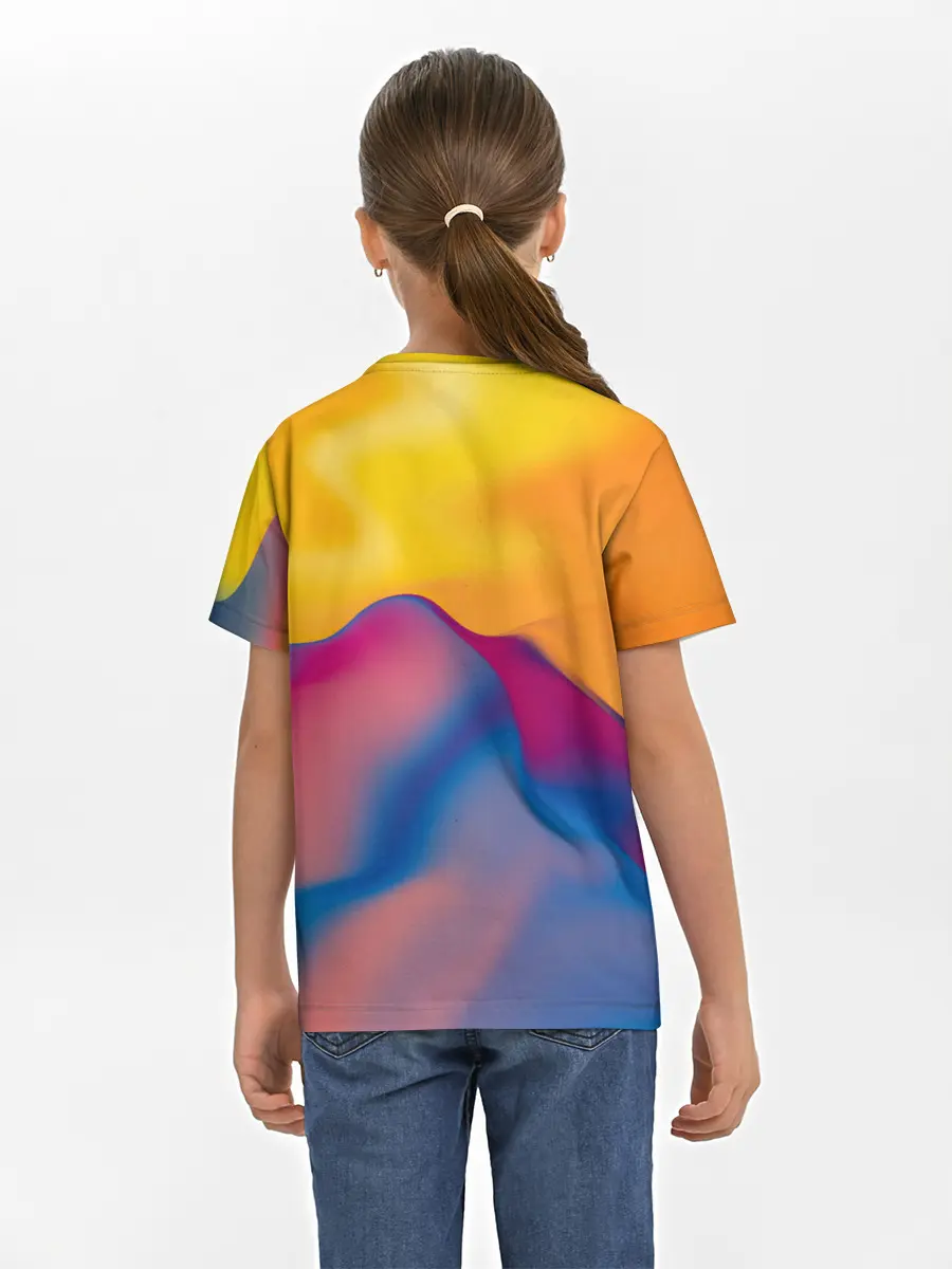 Детская базовая футболка / Собака с молнией