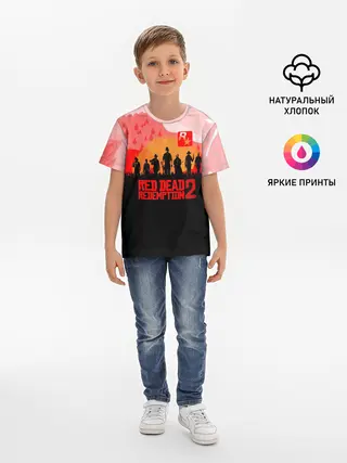 Детская базовая футболка / RED DEAD REDEMPTION 2