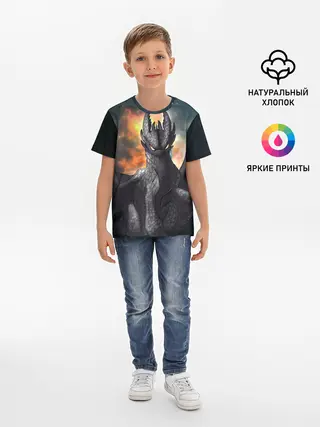 Детская базовая футболка / Night Fury