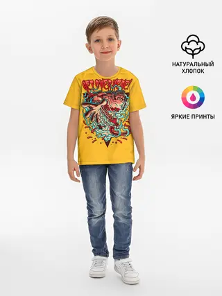 Детская базовая футболка / Пудж | Dota 2