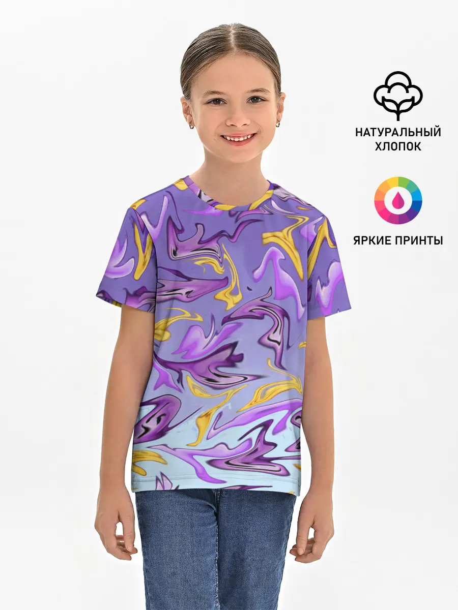 Детская базовая футболка / Абстракция