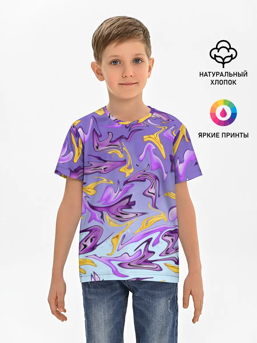 Детская базовая футболка / Абстракция