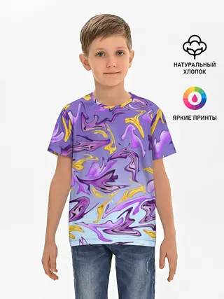 Детская базовая футболка / Абстракция