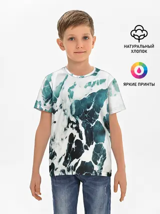 Детская базовая футболка / море