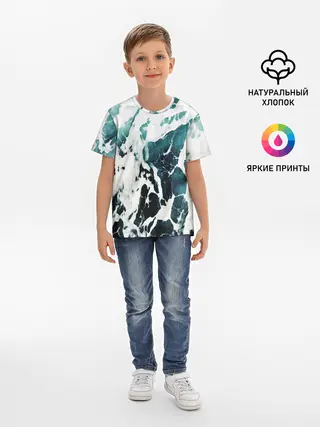 Детская базовая футболка / море