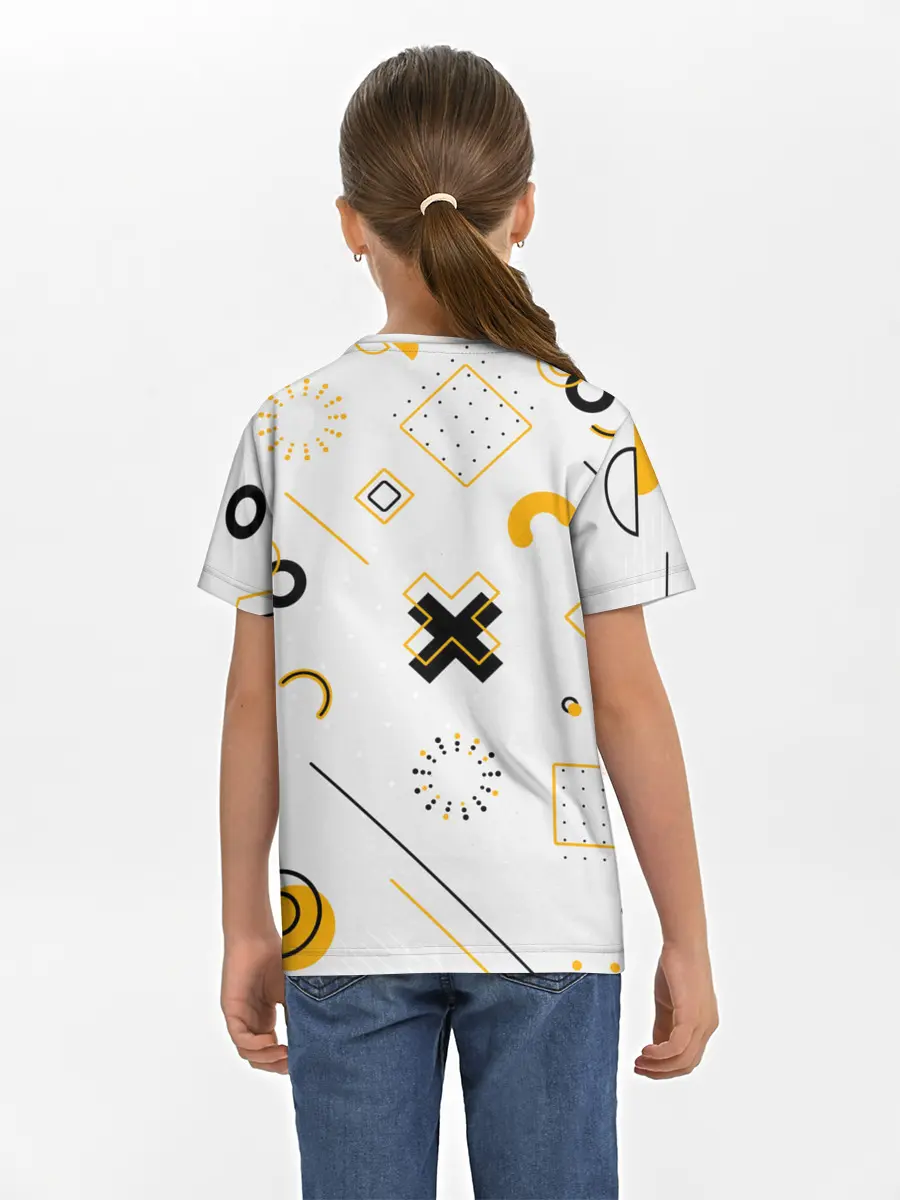 Детская базовая футболка / Геометрический узор