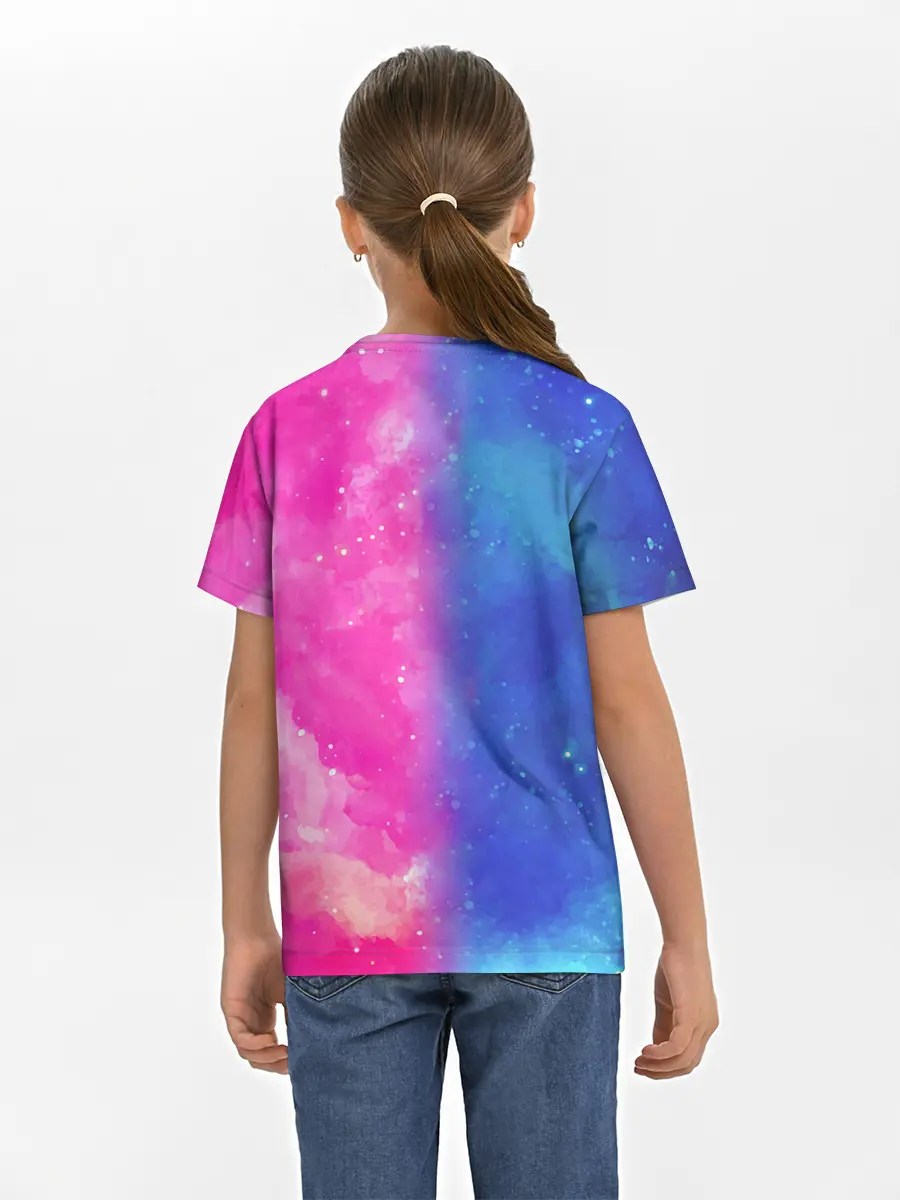 Детская базовая футболка / Радуга Дэш