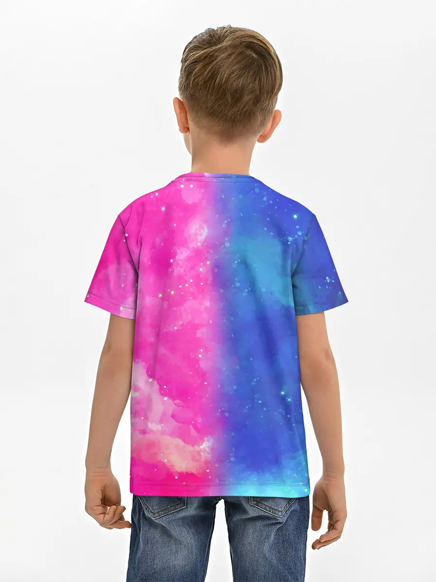 Детская базовая футболка / Радуга Дэш