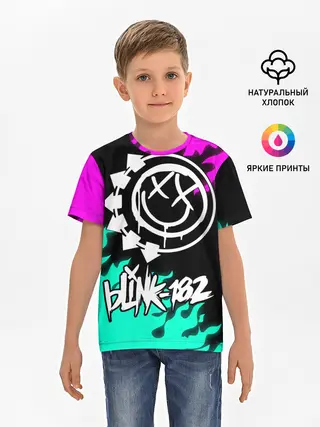 Детская базовая футболка / Blink-182