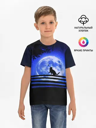 Детская базовая футболка / КОТИК