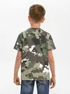 Детская базовая футболка / Камуфляж с кляксами