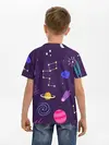 Детская базовая футболка / Космический пейзаж