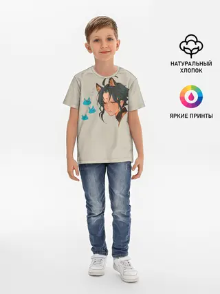 Детская базовая футболка / Сяо из Genshin Impact