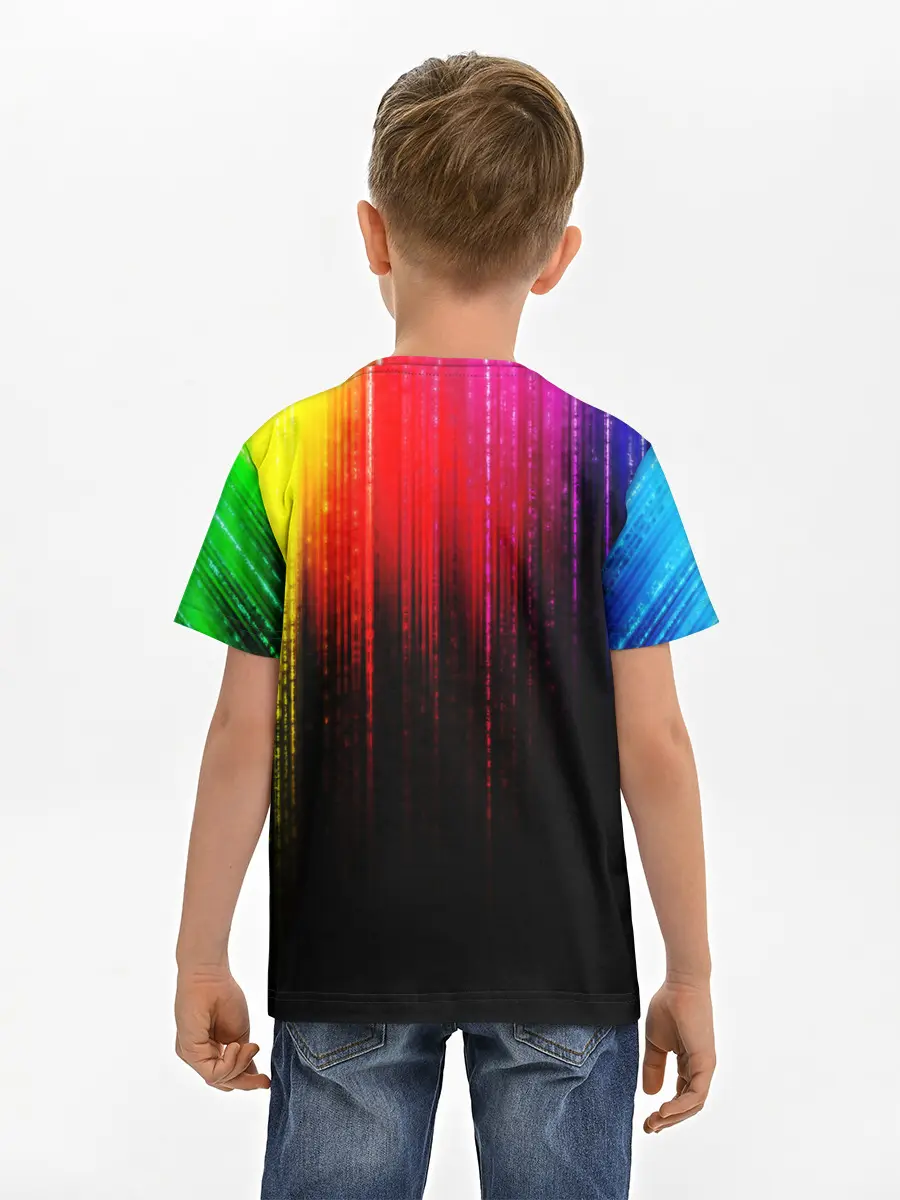 Детская базовая футболка / КРАСКИ ГРАДИЕНТ