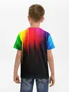 Детская базовая футболка / КРАСКИ ГРАДИЕНТ