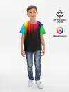 Детская базовая футболка / КРАСКИ ГРАДИЕНТ