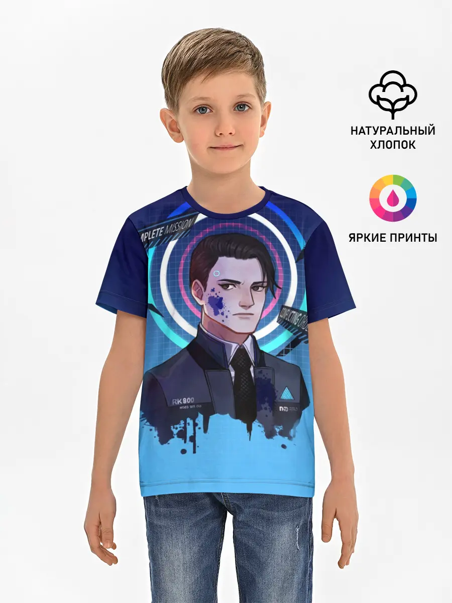 Детская базовая футболка / Detroit: Become Human