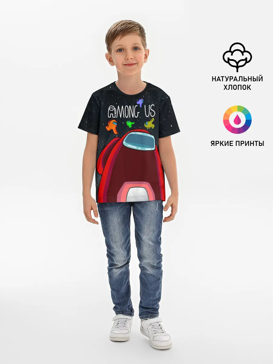 Детская базовая футболка / AMONG US
