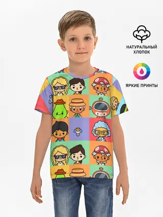 Детская базовая футболка / TOCA BOCA WORLD HERO