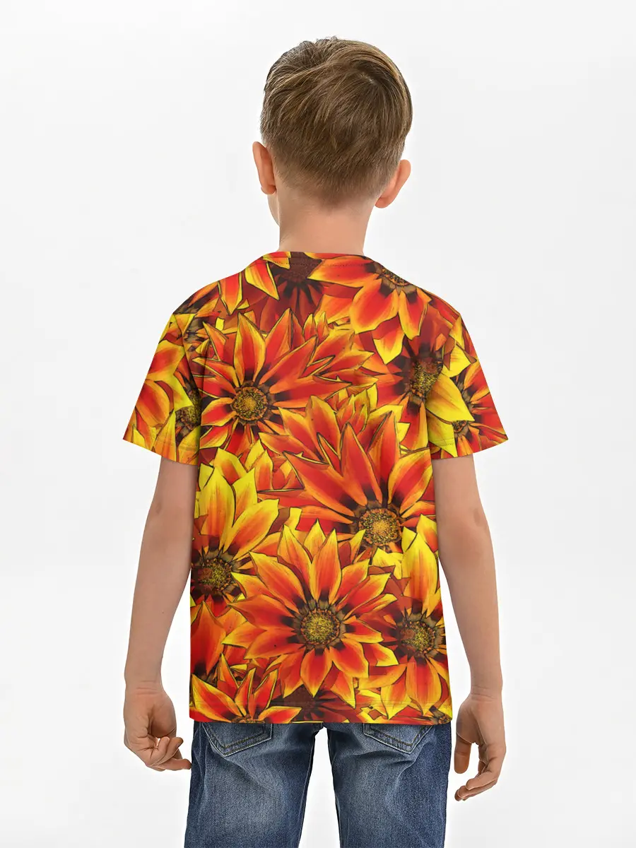 Детская базовая футболка / Цветы