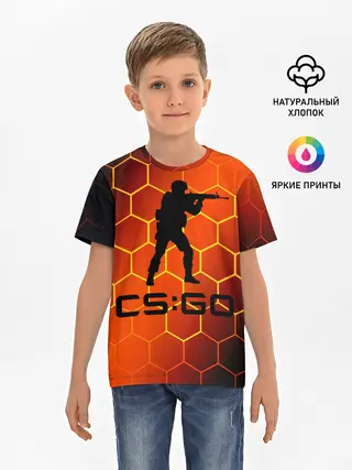 Детская базовая футболка / CS GO | КС ГО