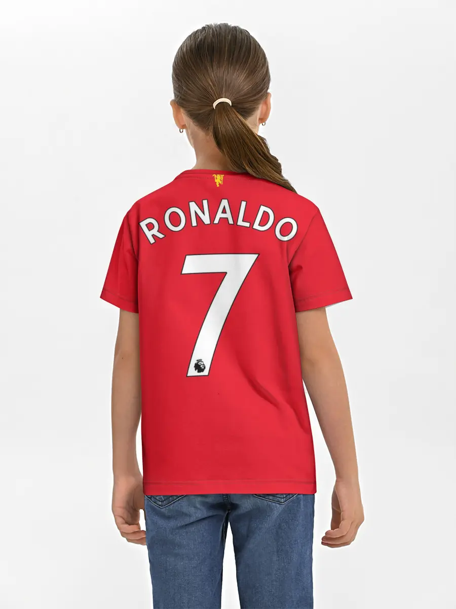 Детская базовая футболка / Роналду Манчестер Юнайтед