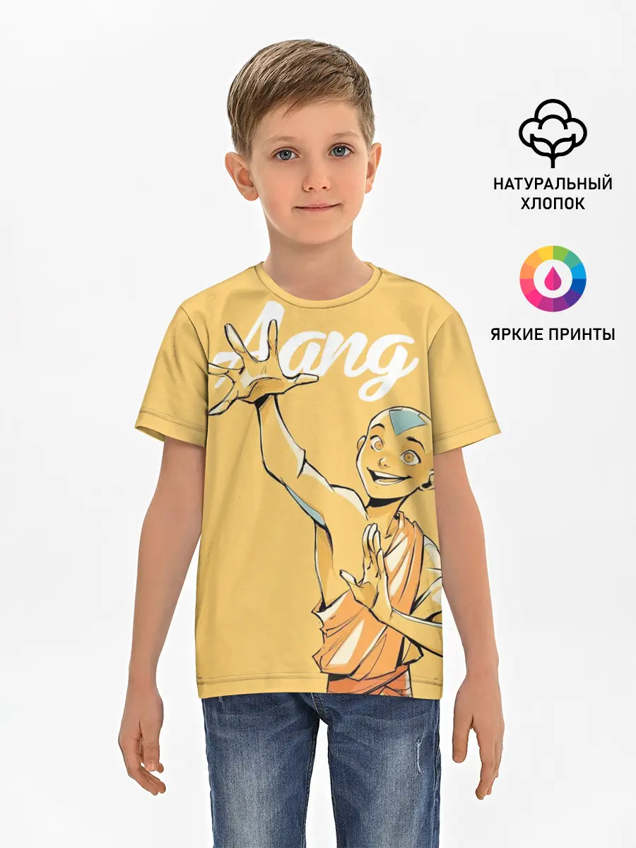 Детская базовая футболка / Aang last airbender
