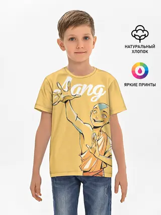 Детская базовая футболка / Aang last airbender