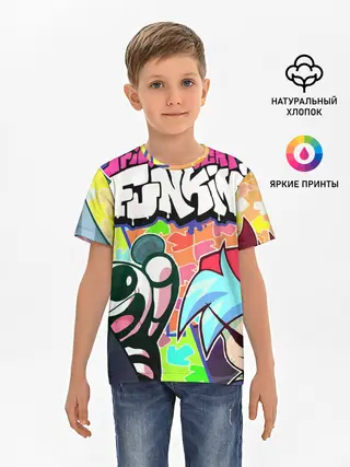Детская базовая футболка / Friday night funkin
