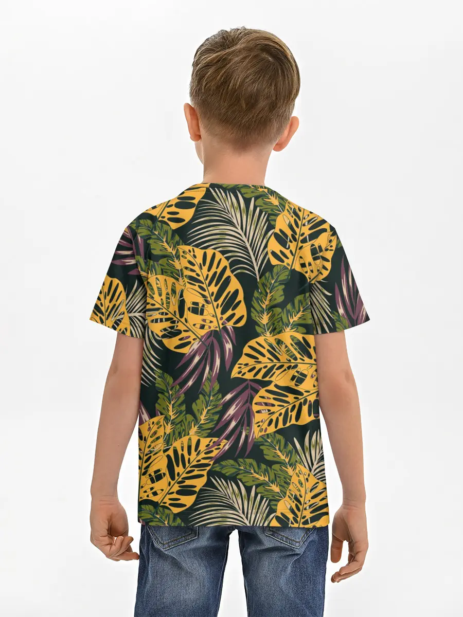 Детская базовая футболка / Тропический лес