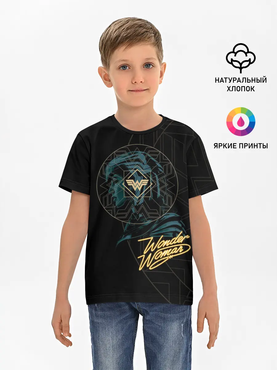 Детская базовая футболка / Wonder Woman