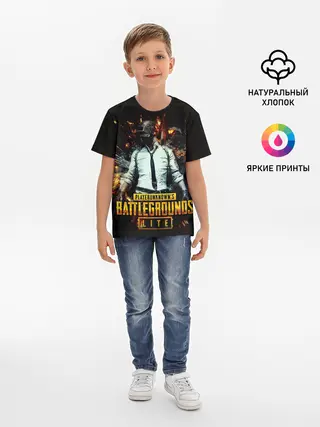 Детская базовая футболка / PUBG Lite