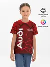 Детская базовая футболка / АУДИ - 3D плиты с подсветкой