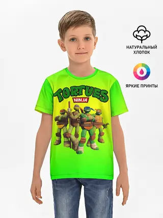 Детская базовая футболка / ЧЕРЕПАШКИ - НИНДЗЯ