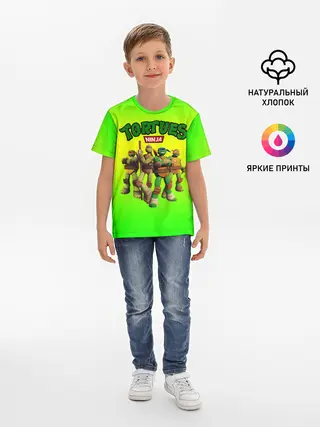 Детская базовая футболка / ЧЕРЕПАШКИ - НИНДЗЯ