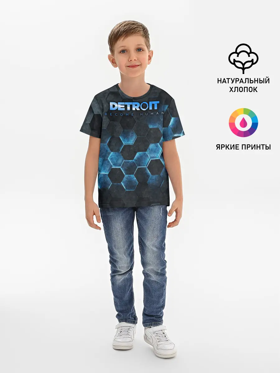 Детская базовая футболка / Detroit: Become Human