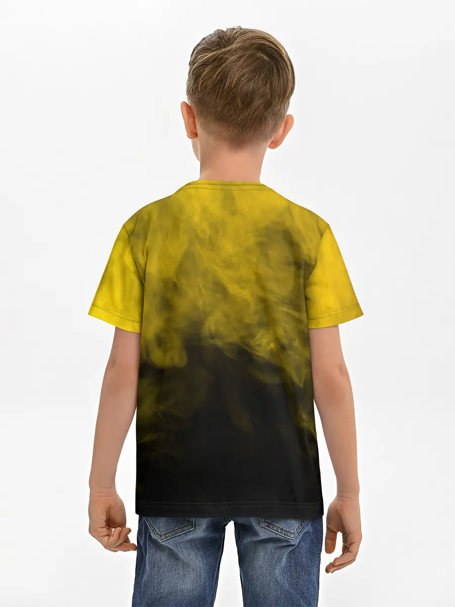 Детская базовая футболка / FREEFIRE | YELLOW SMOKE